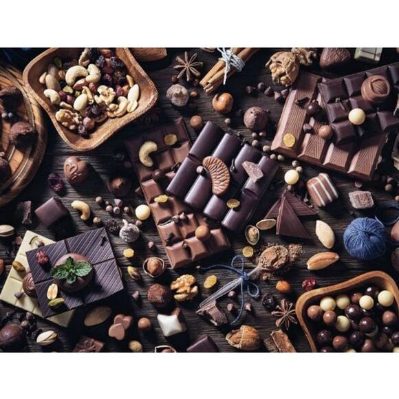Ravensburger 2000 piece premium jigsaw puzzle of Chocolate Paradise Softclick - Picture 2 of 2
